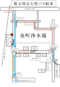 バス駐車場