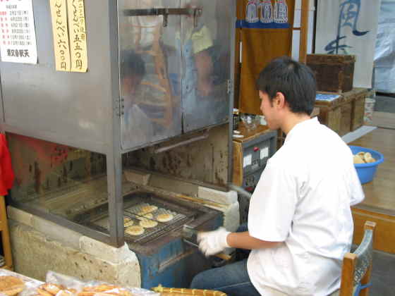 手焼きの風景